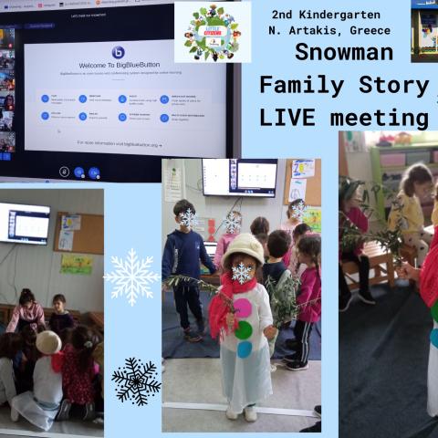 Family Snowman story