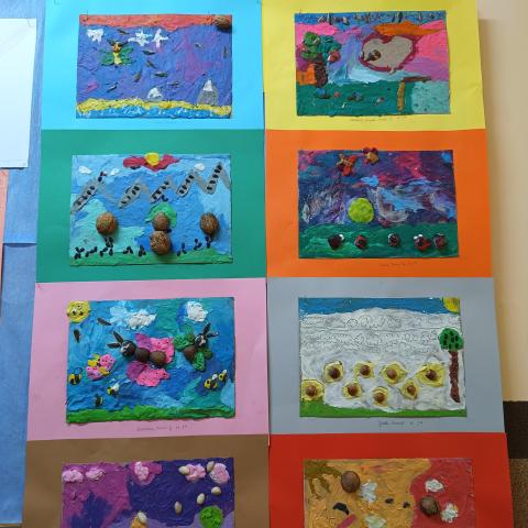 trash treasure art board