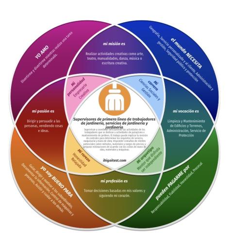 Yo creo que el resultado del Ikigai corresponden a lo que soy, excepto en mi misión, porque no me gusta realizar actividades creativas como arte, teatro, danza o escritura creativa