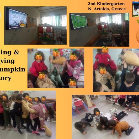 Watching & playing the Gigantic Pumpkin story!