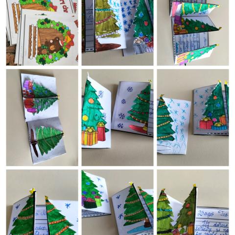 Chiriac Violeta Magdalena, Secondary School No. 22 Galati, Romania Happy New Year s cards