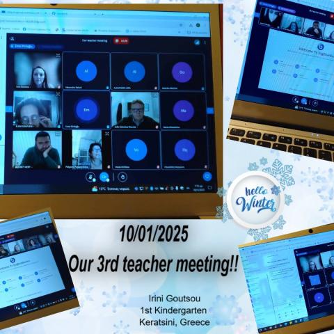 Our 3rd teacher meeting!! Our 3rd teacher meeting!!