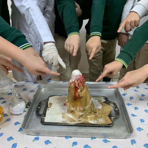 Volcano experiment